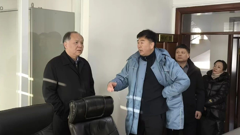 集团公司董事长孙明一行到磨盘山长输管线分公司检查安全生产工作