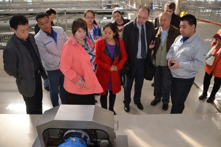 俄罗斯圣彼得堡水务专家访问平房净水厂