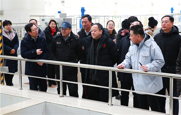 哈尔滨市市长孙喆到平房净水厂进行工作调研并指导安全生产工作